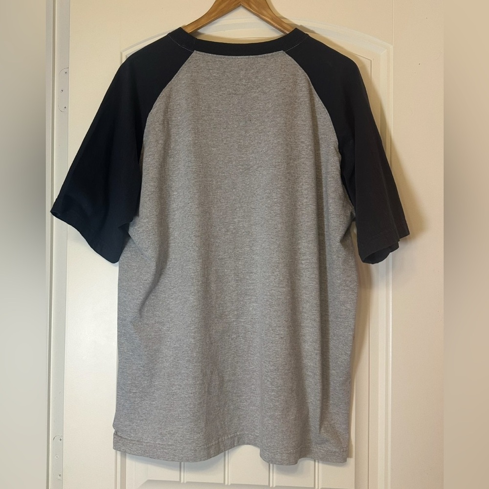 Wake Forest Gray and Black Raglan Sleeve T-Shirt, size XL - Picture 3 of 5